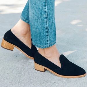 Soludos Sophia Loafer-Black Suede